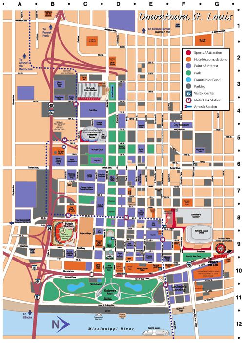 St Louis MO Map - Williams Patent Crusher